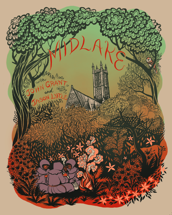 Midlake European Tour poster